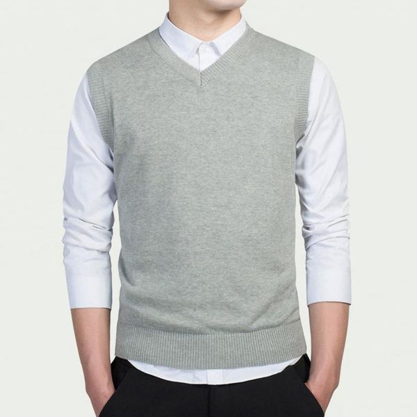 men's vests men solid color sweater vest autumn winter sleeveless v neck knitted business fashion high quality, Black;white
men's vests men solid color sweater vest autumn winter sleeveless v neck knitted business fashion high quality, Black;white