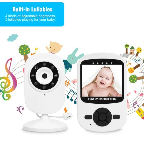 2.4ghz wireless digital baby monitor 2.4in lcd display two way talk temperature monitoring 3lullabies for safety & security monitors
2.4ghz wireless digital baby monitor 2.4in lcd display two way talk temperature monitoring 3lullabies for safety & security monitors