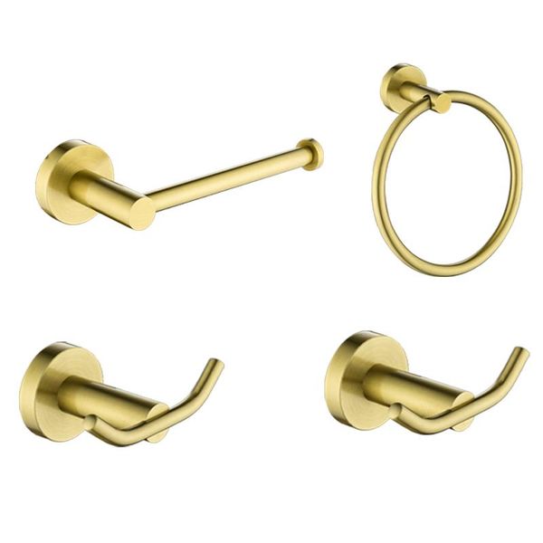bath accessory set sus304 brushed gold bathroom hardware towel ring toilet paper holder double robe hook stainless steel color i
bath accessory set sus304 brushed gold bathroom hardware towel ring toilet paper holder double robe hook stainless steel color i