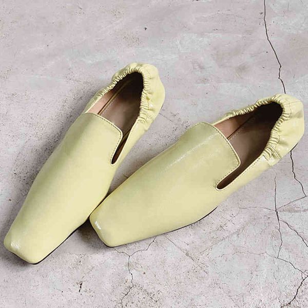 sandals solid square toe genuine leather ballet flats women moccasins shallow slip on shoes comfy soft ballerina femme as94, Black
sandals solid square toe genuine leather ballet flats women moccasins shallow slip on shoes comfy soft ballerina femme as94, Black