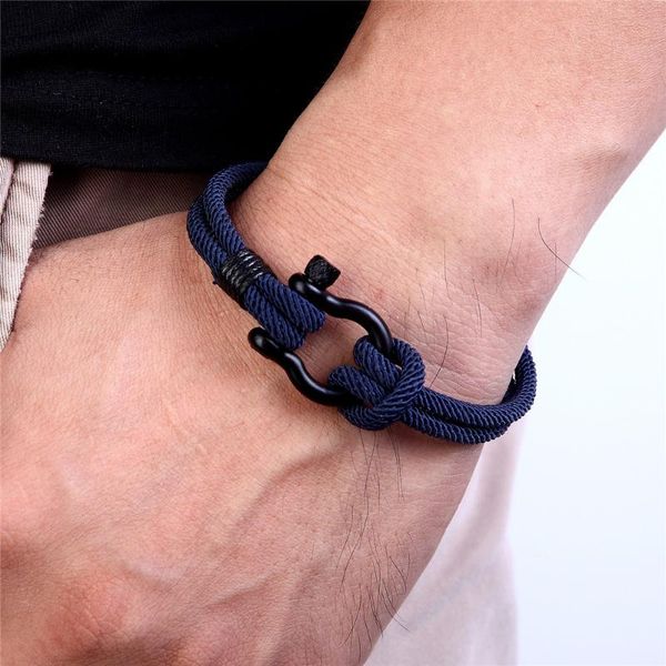 charm bracelets men outdoor camping rope for women black stainless steel sport buckle, Golden;silver
charm bracelets men outdoor camping rope for women black stainless steel sport buckle, Golden;silver