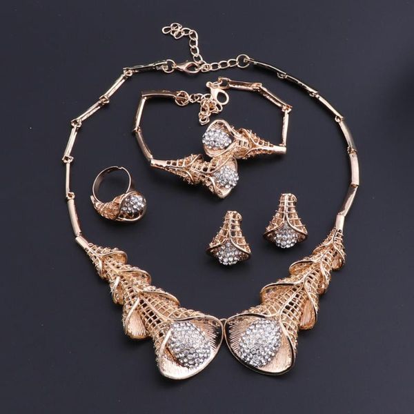 earrings & necklace oeoeos jewelry sets for women nigerian wedding african beads set crystal gold color turkish, Silver
earrings & necklace oeoeos jewelry sets for women nigerian wedding african beads set crystal gold color turkish, Silver