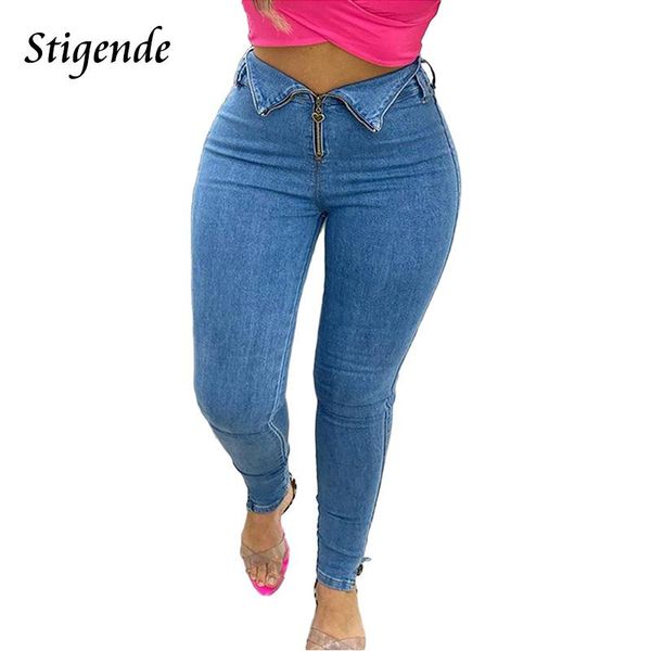 stigende women elastic skinny pencil jeans casual summer slim denim pants midi waist zipper trousers streetwear women's, Blue
stigende women elastic skinny pencil jeans casual summer slim denim pants midi waist zipper trousers streetwear women's, Blue