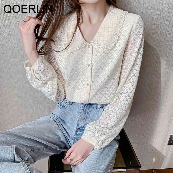 qoerlin doll collar apricot imitation rabbit plush texture long sleeve shirt women gentle elegant buttons blouse plus size 210416, White
qoerlin doll collar apricot imitation rabbit plush texture long sleeve shirt women gentle elegant buttons blouse plus size 210416, White