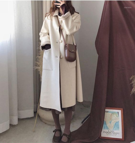 women's wool & blends fashion coat women long sleeve collar outwear jacket belt casual autumn winter elegant overcoat plus size kftr82, Black
women's wool & blends fashion coat women long sleeve collar outwear jacket belt casual autumn winter elegant overcoat plus size kftr82, Black