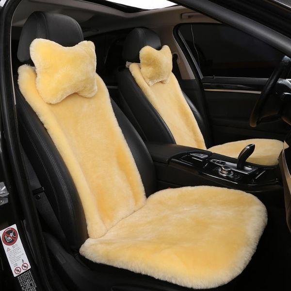 100% natural sheepskin universal car seat covers for cushion accessories automobiles, 3 pack 1 front
100% natural sheepskin universal car seat covers for cushion accessories automobiles, 3 pack 1 front