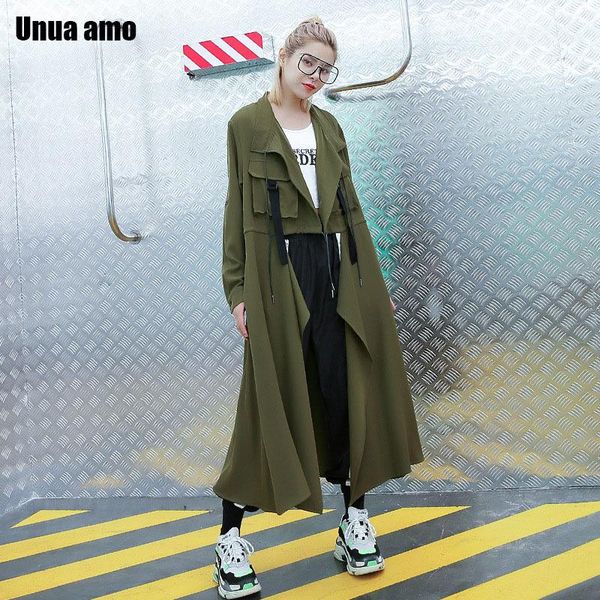 women's trench coats unua amo japanese style streetwear lace-up coat for women large size loose casual outwear female long windbreaker, Tan;black
women's trench coats unua amo japanese style streetwear lace-up coat for women large size loose casual outwear female long windbreaker, Tan;black