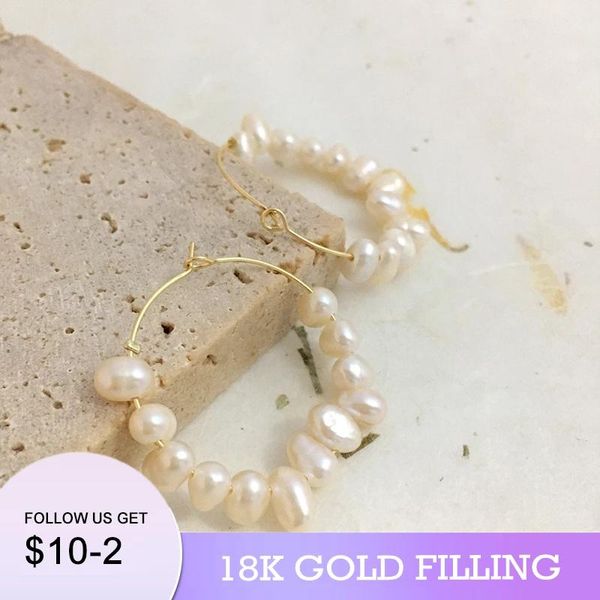 hoop & huggie 2022 18kgf handmade 100% natural pearl beaded earrings elegant vintage fine jewelry, Golden;silver
hoop & huggie 2022 18kgf handmade 100% natural pearl beaded earrings elegant vintage fine jewelry, Golden;silver