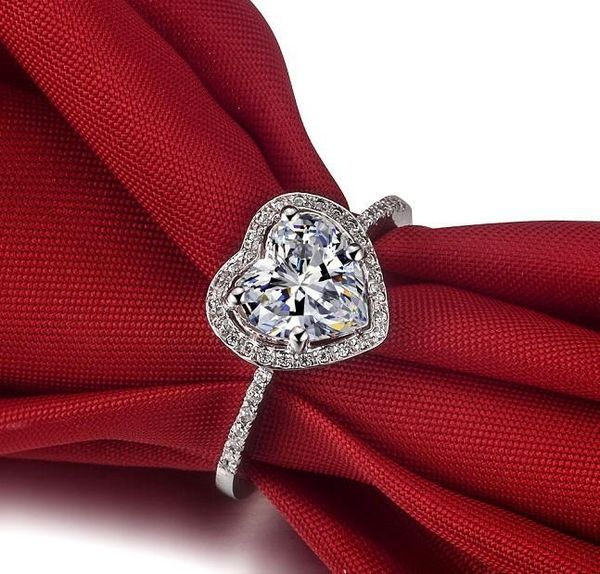 cluster rings solid 14k white gold quality heartbeat 2ct round cut moissanite wedding engagement anniversary jewelry elegant gift, Golden;silver
cluster rings solid 14k white gold quality heartbeat 2ct round cut moissanite wedding engagement anniversary jewelry elegant gift, Golden;silver