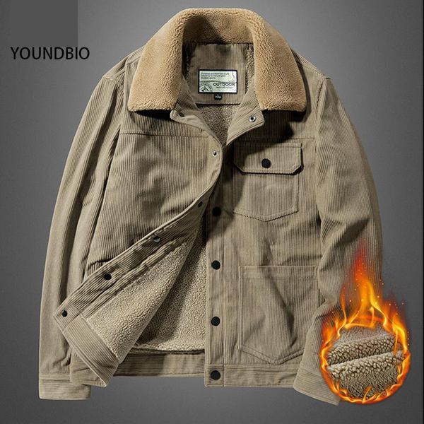 men's jackets winter men warm corduroy jacket casual fashion cotton fur collar fleece, Black;brown
men's jackets winter men warm corduroy jacket casual fashion cotton fur collar fleece, Black;brown