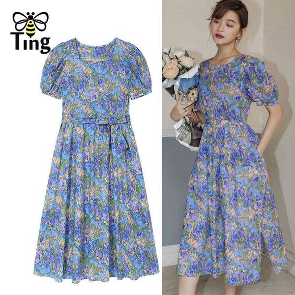 vintage aesthetic painting print elegant puff short sleeve midi long dress summer women street chic france fashion robes 210513, Black;gray
vintage aesthetic painting print elegant puff short sleeve midi long dress summer women street chic france fashion robes 210513, Black;gray