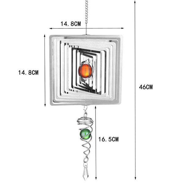 decorative objects & figurines silent stereo rotating wind chime spinner motor wall hanging ornaments home decoration stainless steel mirror
decorative objects & figurines silent stereo rotating wind chime spinner motor wall hanging ornaments home decoration stainless steel mirror