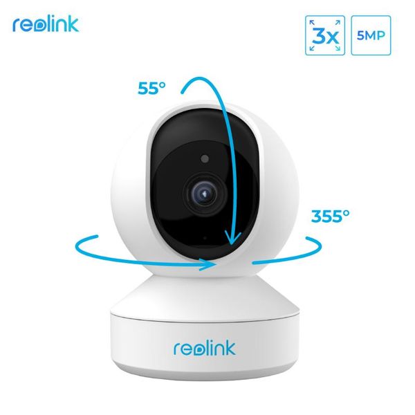 cameras reolink 5mp ptz home security camera wifi 2.4g/5g 3x optical zoom pan/tilt 2-way audio indoor sd card slot remote access e1
cameras reolink 5mp ptz home security camera wifi 2.4g/5g 3x optical zoom pan/tilt 2-way audio indoor sd card slot remote access e1