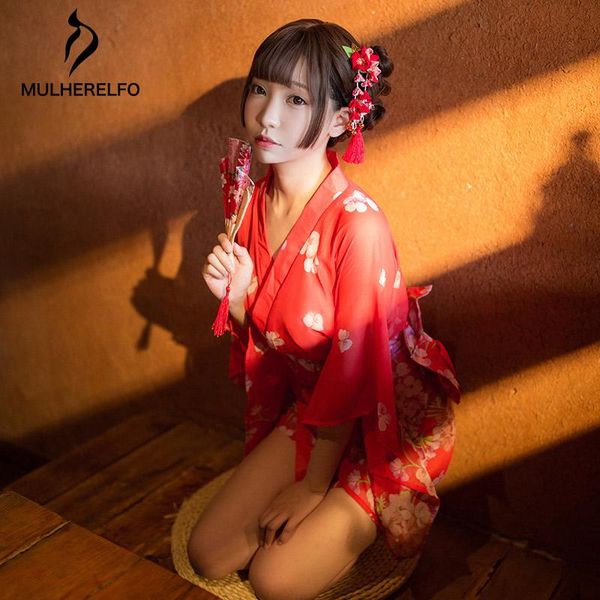women's sleepwear women lace gauze print chiffon kimono bathrobe see-through lingerie robes japanese style dressing gown tulle robe set, Black;red
women's sleepwear women lace gauze print chiffon kimono bathrobe see-through lingerie robes japanese style dressing gown tulle robe set, Black;red