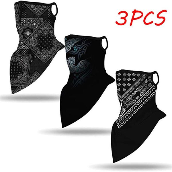 3pcs neck scarf bandana outdoor uv protection gaiter headwear dust outdoors ski sport headband hiking scarves cycling caps & masks, Black
3pcs neck scarf bandana outdoor uv protection gaiter headwear dust outdoors ski sport headband hiking scarves cycling caps & masks, Black