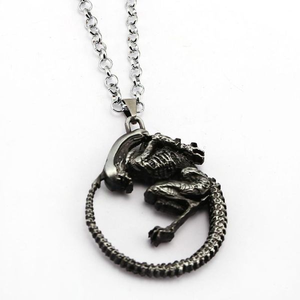 pendant necklaces alien v necklace avp aliens fashion link chain friendship gift jewelry accessories, Silver
pendant necklaces alien v necklace avp aliens fashion link chain friendship gift jewelry accessories, Silver