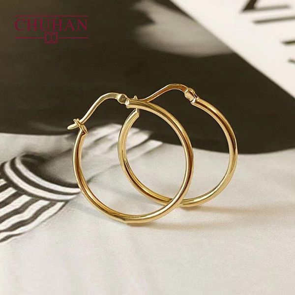 hoop & huggie chuhan 18k gold large earrings texture luxury g18k au750 sell well simple and versatile fine jewelry for woman, Golden;silver
hoop & huggie chuhan 18k gold large earrings texture luxury g18k au750 sell well simple and versatile fine jewelry for woman, Golden;silver