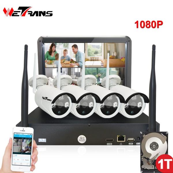 wetrans wireless security cameras system 1080p hd p2p wifi ip camera home surveillance kit ip66 waterproof outdoor night vision cctv systems
wetrans wireless security cameras system 1080p hd p2p wifi ip camera home surveillance kit ip66 waterproof outdoor night vision cctv systems