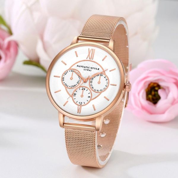 wristwatches watch women luxury rose gold watches full steel women's wrist fashion relogio feminino saat, Slivery;brown
wristwatches watch women luxury rose gold watches full steel women's wrist fashion relogio feminino saat, Slivery;brown