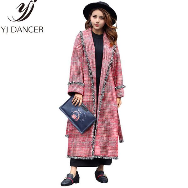women's wool & blends 2021 winter coat runway fashion tassel belt long plus size outerwear css340, Black
women's wool & blends 2021 winter coat runway fashion tassel belt long plus size outerwear css340, Black