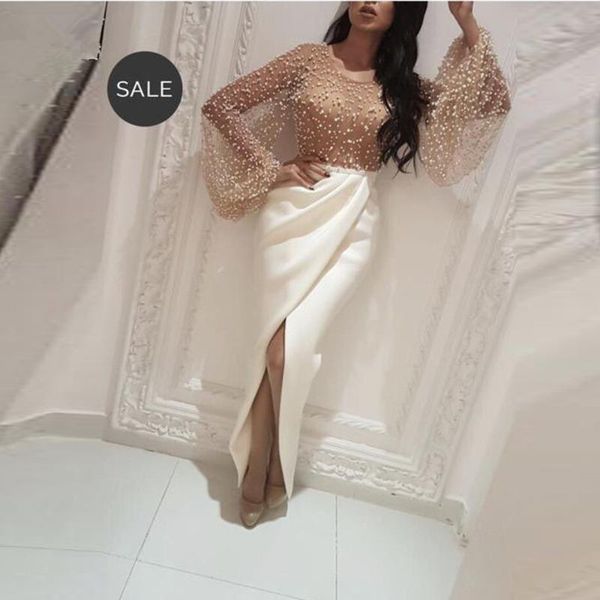 casual dresses muslim 2021 sheath long sleeves pearls slit islamic dubai saudi arabic elegant gown prom, Black;gray
casual dresses muslim 2021 sheath long sleeves pearls slit islamic dubai saudi arabic elegant gown prom, Black;gray