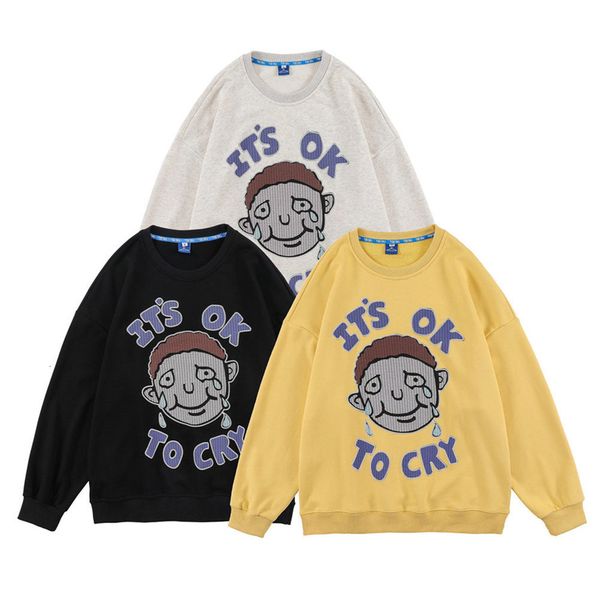 men's hoodies & sweatshirts and women's reflective cartoon character card sweater harajuku, Black
men's hoodies & sweatshirts and women's reflective cartoon character card sweater harajuku, Black