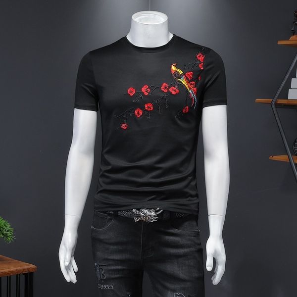 fashion t shirts 2021 summer men's round neck short sleeve casual solid color printed, White;black
fashion t shirts 2021 summer men's round neck short sleeve casual solid color printed, White;black
