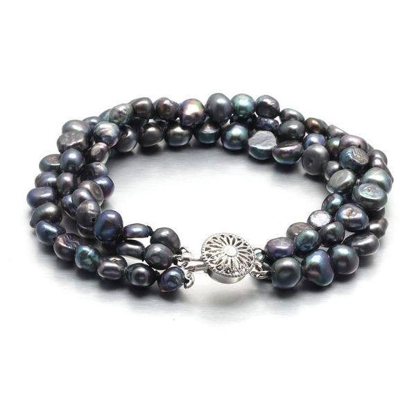 link, chain natural fashion cute decoration elegant beautiful charm accessories female pearl round copper fitting bracelet, Black
link, chain natural fashion cute decoration elegant beautiful charm accessories female pearl round copper fitting bracelet, Black