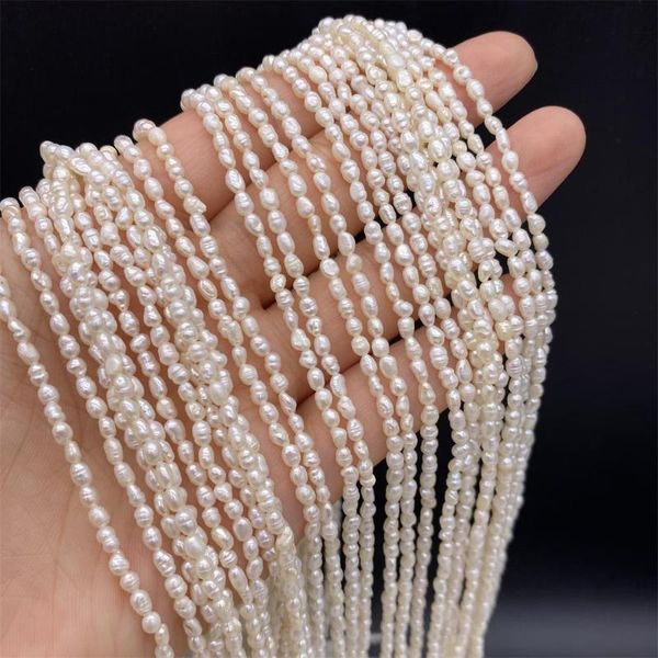 other fine 100% natural freshwater pearl beads white rice shape for jewelry making bracelet necklace accessories size 2.8-3.2mm
other fine 100% natural freshwater pearl beads white rice shape for jewelry making bracelet necklace accessories size 2.8-3.2mm