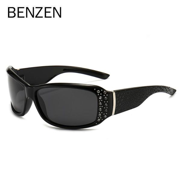 sunglasses benzen polarized women luxury rhinestone ladies shades uv protection female goggles 6738, White;black
sunglasses benzen polarized women luxury rhinestone ladies shades uv protection female goggles 6738, White;black