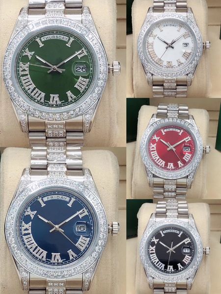 men's automatic mechanical watch aaa + quality, silver middle row diamond watch, size 41mm, hand inlaid roman diamond, waterproof, sapp, Slivery;brown
men's automatic mechanical watch aaa + quality, silver middle row diamond watch, size 41mm, hand inlaid roman diamond, waterproof, sapp, Slivery;brown