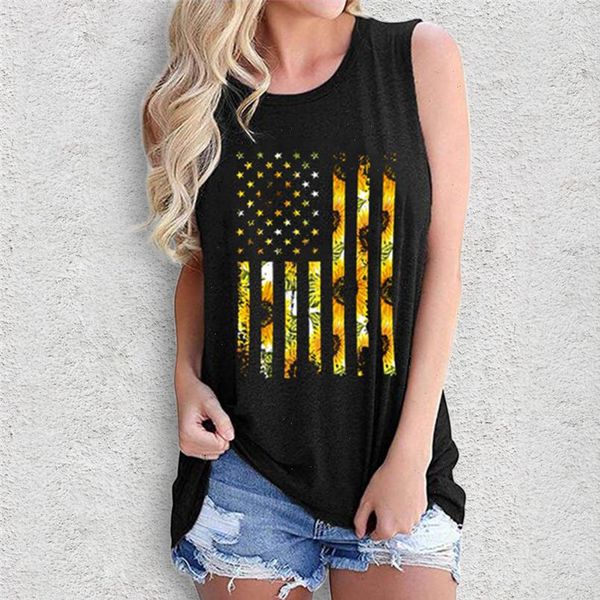 summer o neck women tank vest sleeveless sunflower print clothes casual cotton female clothing, White
summer o neck women tank vest sleeveless sunflower print clothes casual cotton female clothing, White