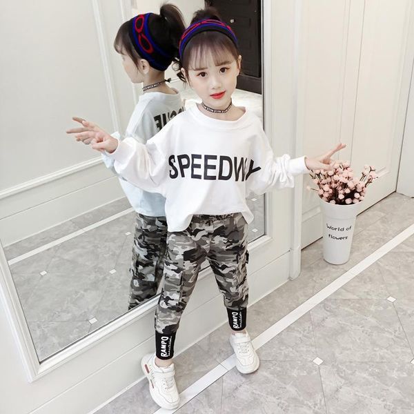 clothing sets camouflage spring autumn baby girls suit sweatshirts + leggings 2pcs kids teenage outwear children sportwear 2021, White
clothing sets camouflage spring autumn baby girls suit sweatshirts + leggings 2pcs kids teenage outwear children sportwear 2021, White