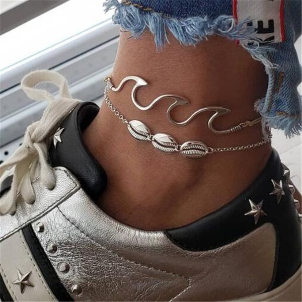 anklets 2 pcs/ set personality women shell lips leather chain pendant silver multilayer anklet classic summer beach jewelry gift, Red;blue
anklets 2 pcs/ set personality women shell lips leather chain pendant silver multilayer anklet classic summer beach jewelry gift, Red;blue