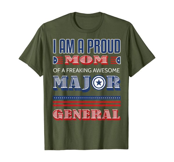 i am a mom of an awesome major general t shirt, White;black
i am a mom of an awesome major general t shirt, White;black