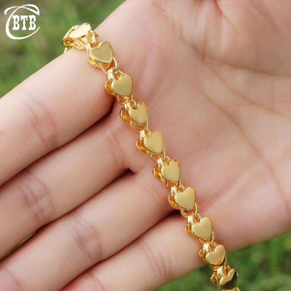 link, chain arab women's love heart-shaped charming gold non-fading bracelet party wedding holiday gift jewelry accessories wholesale, Black
link, chain arab women's love heart-shaped charming gold non-fading bracelet party wedding holiday gift jewelry accessories wholesale, Black