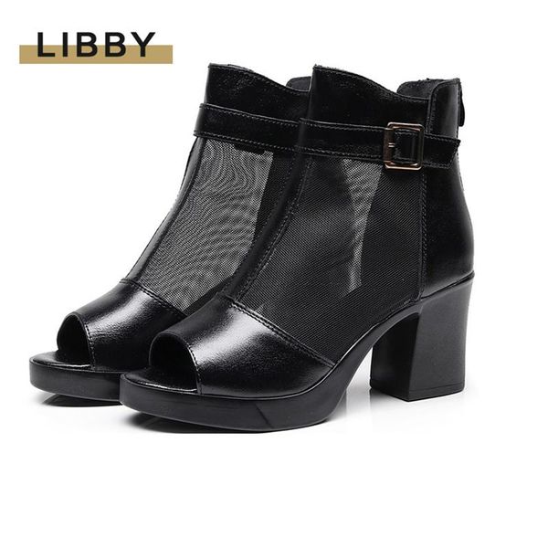 dress shoes 2021 summer lace women boots thick high heel peep toe ladies boot mesh punk style party buckle ankle, Black
dress shoes 2021 summer lace women boots thick high heel peep toe ladies boot mesh punk style party buckle ankle, Black