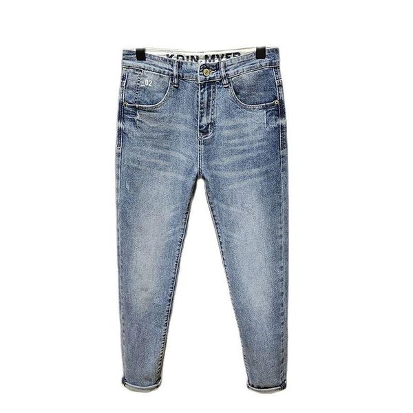 men's jeans fashion washing light blue brand slim feet for men 2021 denim pants bluestretch spring trousers
men's jeans fashion washing light blue brand slim feet for men 2021 denim pants bluestretch spring trousers