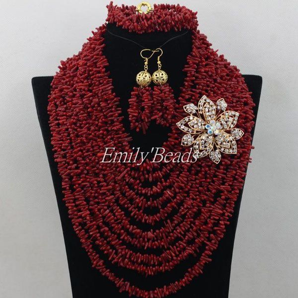 earrings & necklace 2021 amazing red natural coral beads jewelry sets african nigerian wedding bridal necklaces set cj444, Silver
earrings & necklace 2021 amazing red natural coral beads jewelry sets african nigerian wedding bridal necklaces set cj444, Silver