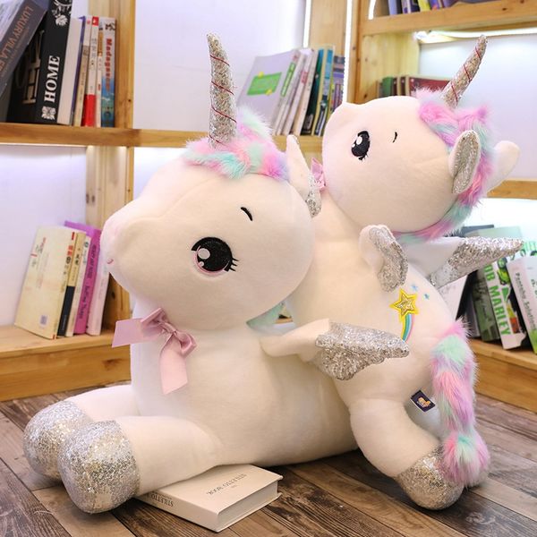 30cm-80cm white rainbow unicorn plush toy soft stuffed animal horse with wings doll large size children lovers birthday gift
30cm-80cm white rainbow unicorn plush toy soft stuffed animal horse with wings doll large size children lovers birthday gift