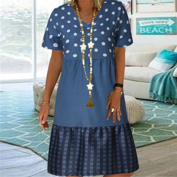 women's swimwear women dress summer fashion casual v neck floral print loose short sleeve plus size white ladies 2021 vestidos mujer, White;black
women's swimwear women dress summer fashion casual v neck floral print loose short sleeve plus size white ladies 2021 vestidos mujer, White;black