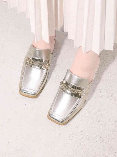 tail pure and spring d2020 summer esperanza metal buckle lefu slippers yw designerss shoes, Black
tail pure and spring d2020 summer esperanza metal buckle lefu slippers yw designerss shoes, Black