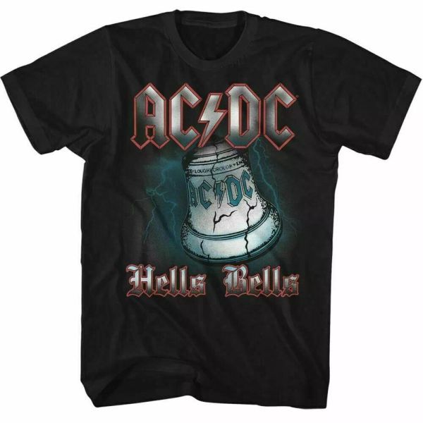 ACDC Hells Bells T Shirt Mens Licensed Rock N Roll Music Tee Retro New Black, White;black
ACDC Hells Bells T Shirt Mens Licensed Rock N Roll Music Tee Retro New Black, White;black