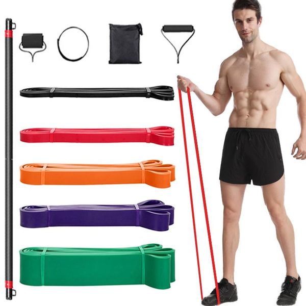 resistance bands men and women elastic thigh for exercise pilates equipment fitness strength training weight bar
resistance bands men and women elastic thigh for exercise pilates equipment fitness strength training weight bar