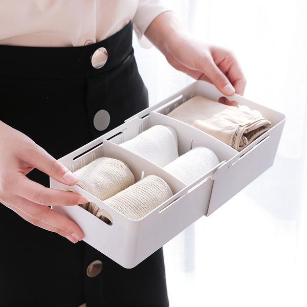 storage boxes & bins adjustable wardrobe box makeup organizer women men sock bra underwear plastic container drawer
storage boxes & bins adjustable wardrobe box makeup organizer women men sock bra underwear plastic container drawer