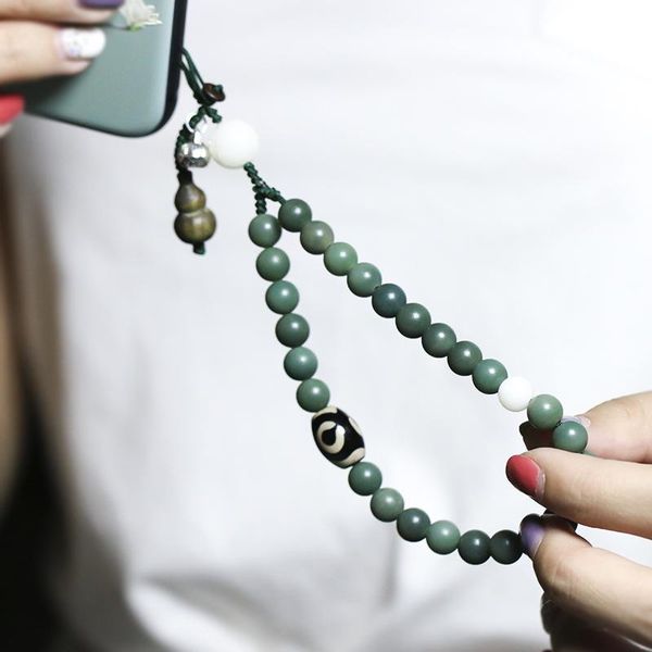 cell phone straps & charms weathered green bodhi root mobile chain original yinleather removable lanyard ethnic wind hanging wrist
cell phone straps & charms weathered green bodhi root mobile chain original yinleather removable lanyard ethnic wind hanging wrist