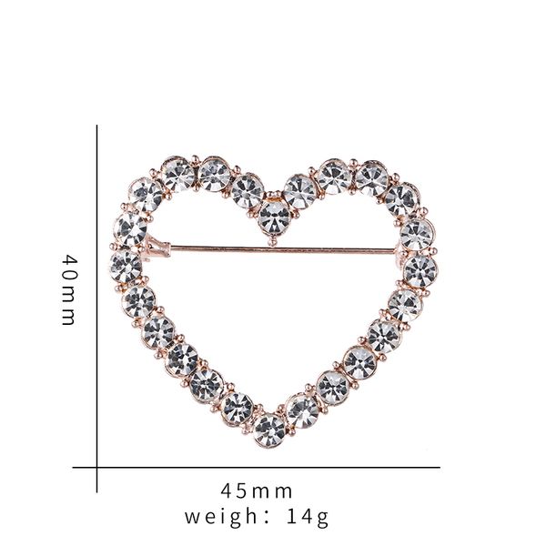 arrival classic crystal heart brooch pins trendy clothing dress jewelry accessories, Gray
arrival classic crystal heart brooch pins trendy clothing dress jewelry accessories, Gray