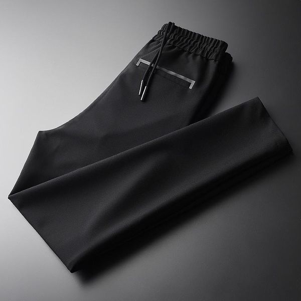 men's pants 2021 autumn winter male luxury solid color black casual mens trousers fashion slim fit drawstring waist man 4xl
men's pants 2021 autumn winter male luxury solid color black casual mens trousers fashion slim fit drawstring waist man 4xl