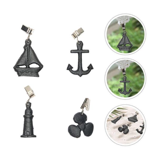 table cloth 1 set creative tablecloth clips iron cover clamps for home picnic