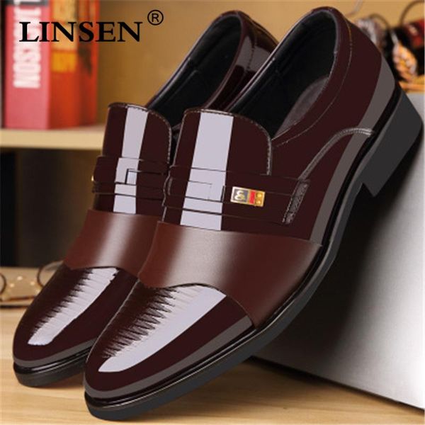 dress shoes men 6cm increased style pointed toe elegant wedding zapatos slip on casual oxford 2021 latest patent leather, Black
dress shoes men 6cm increased style pointed toe elegant wedding zapatos slip on casual oxford 2021 latest patent leather, Black